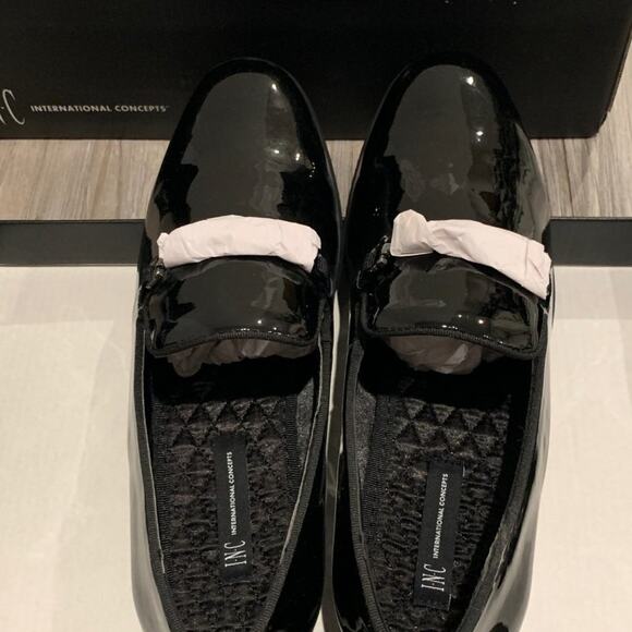 INC Men's Harrow Patent Bit Smoking Slippers-7M - Picture 2 of 5